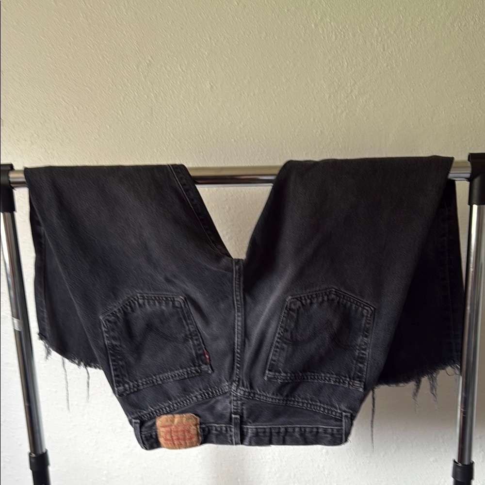 Levi's Black Flare & Wide Leg Jeans (cropped)
